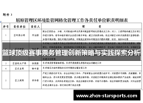 篮球顶级赛事票务管理创新策略与实践探索分析